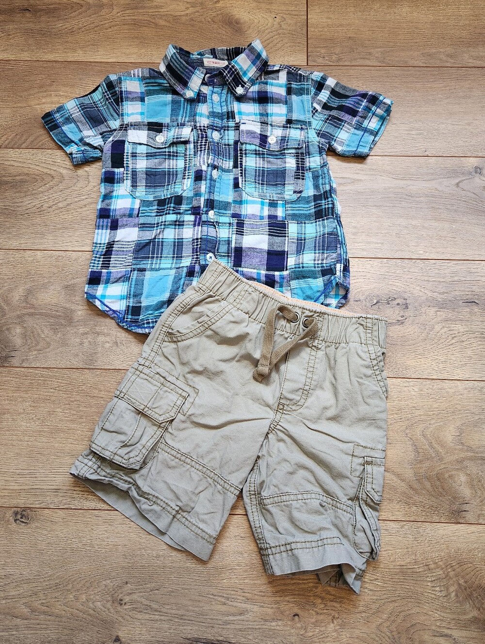 3t Boys Hatley Button Down Shirt And Shorts